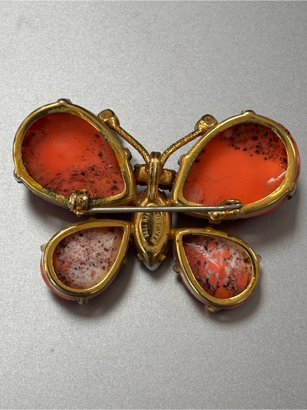 Schreiner  New York Butterfly Brooch - vintage - Picture 2 of 7